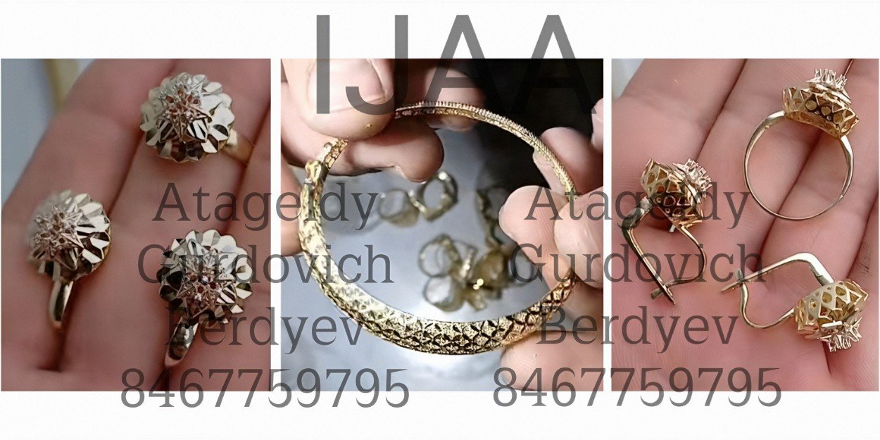 19) TM (Atageldy Berdyev) - MASTER JEWELER, INSTRUCTOR, MANUFACTURER AND SELLER OF OWN JEWELRY PRODUCTION / ID 8467759795 /  Reg. No. 7797
