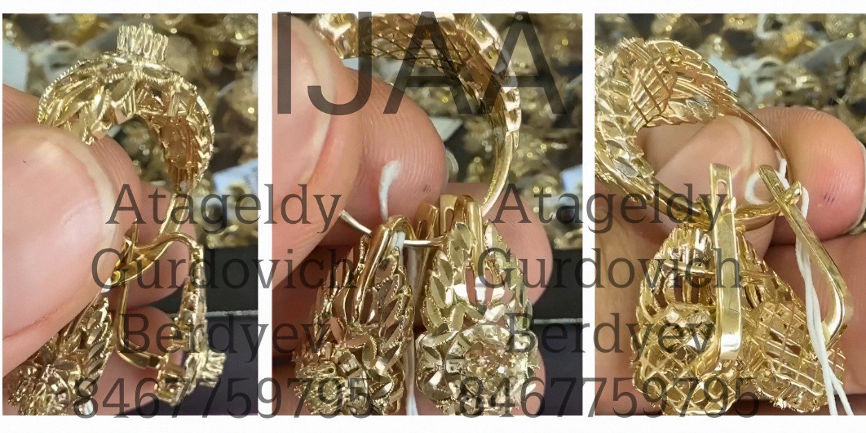 19) TM (Atageldy Berdyev) - MASTER JEWELER, INSTRUCTOR, MANUFACTURER AND SELLER OF OWN JEWELRY PRODUCTION / ID 8467759795 /  Reg. No. 7797