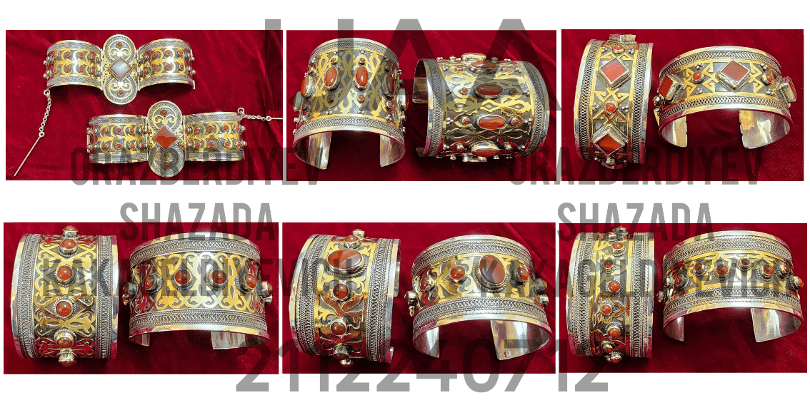 (13) TM Orazberdiyev Shazada - MASTER JEWELER OF THE HIGHEST QUALIFICATION, JEWELRY ARTIST, LECTURER AT THE STATE ACADEMY OF ARTS OF TURKMENISTAN, AUTHOR AND DESIGNER OF UNIQUE NATIONAL JEWELRY WORKS /  2112240712 / Reg. No. 1037